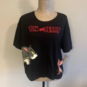 Tom and Jerry crop top size 3X.  New without tags.